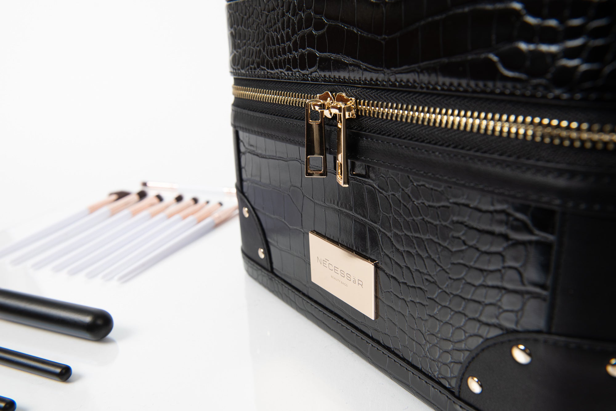 Elegant sminkväska och beauty bag i hög kvalitet, designad för att stå framme som inredningsdetalj